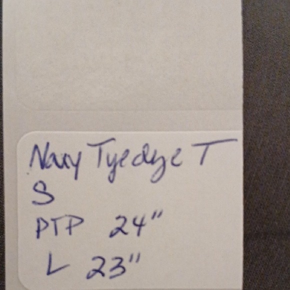 Young Fabulous & Broke Navy and White Tie-Dye Tee - Picture 7 of 7